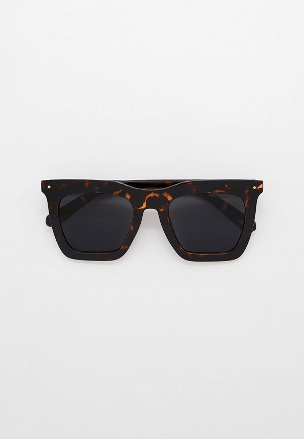 женские квадратные солнцезащитные очки pabur, коричневые