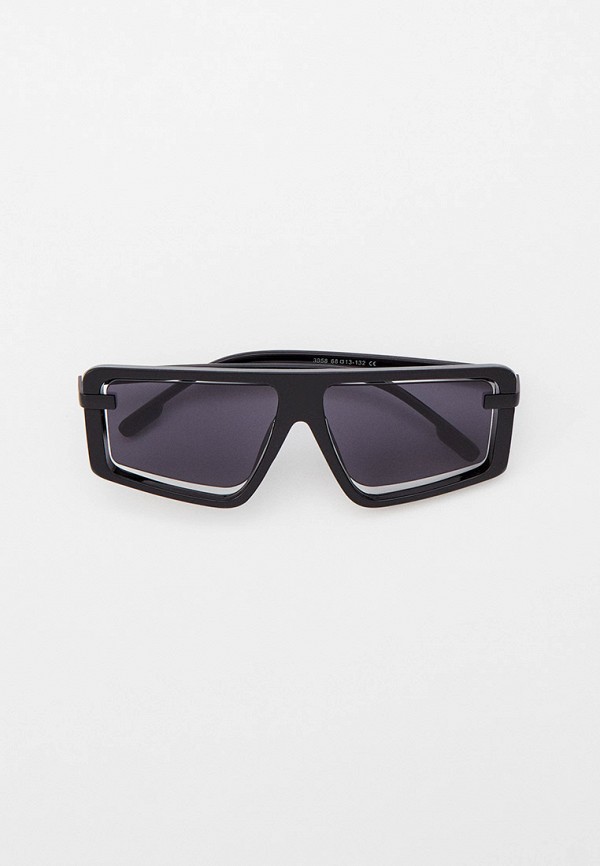 женские квадратные солнцезащитные очки pabur, черные