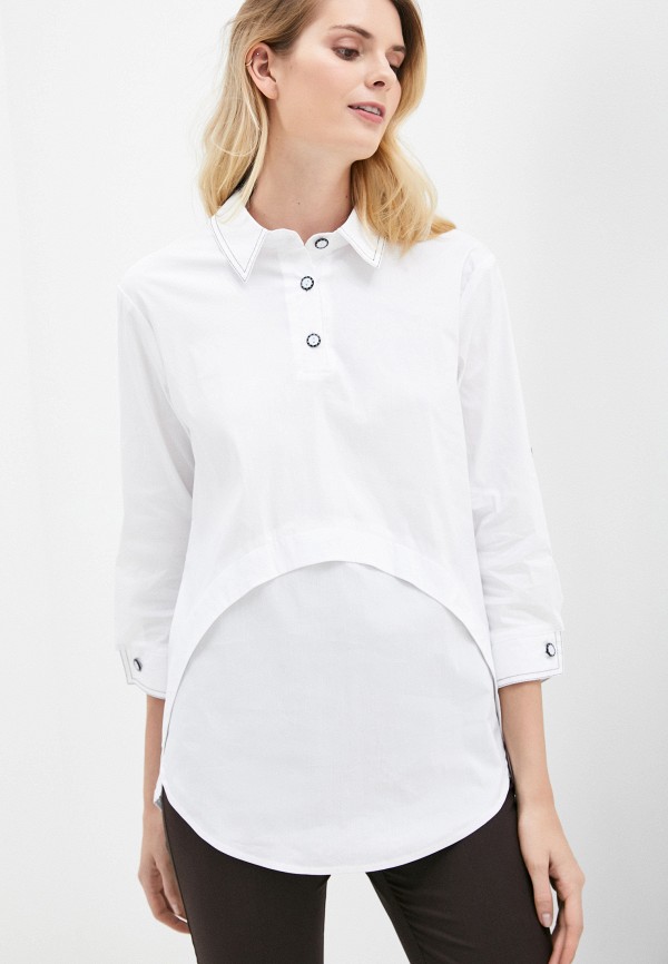 женская блузка с длинным рукавом dizzyway, белая