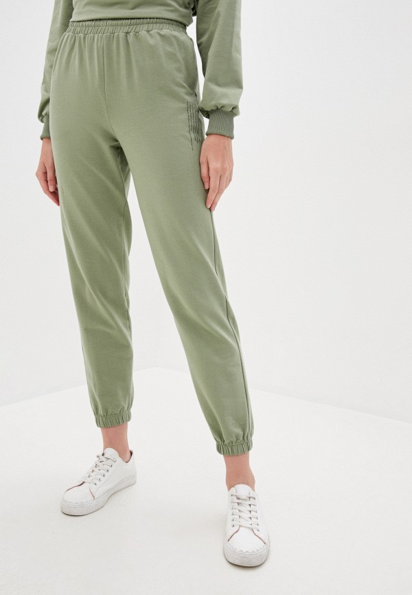 женские спортивные брюки dellione, зеленые