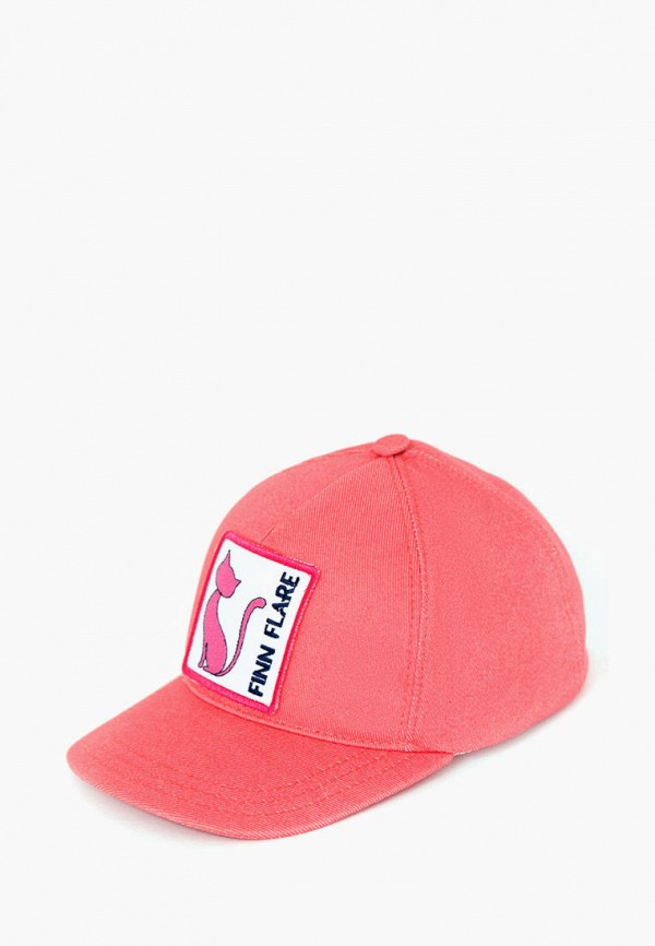 женская бейсболка finn flare, розовая
