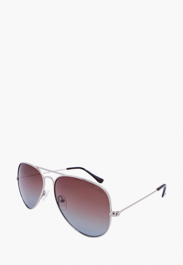 женские авиаторы солнцезащитные очки rita bradley, серебряные