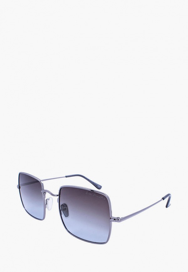 женские квадратные солнцезащитные очки rita bradley, серебряные