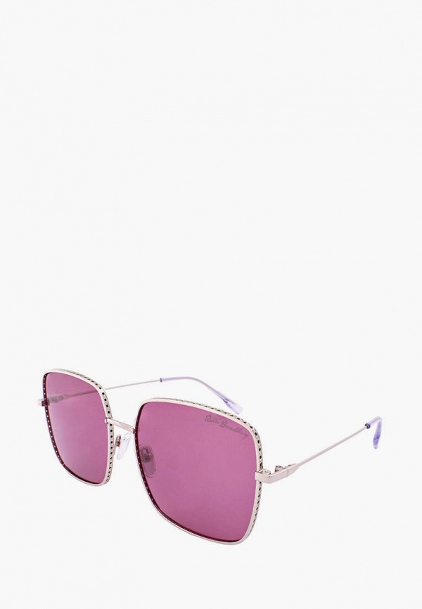 женские квадратные солнцезащитные очки rita bradley, серебряные
