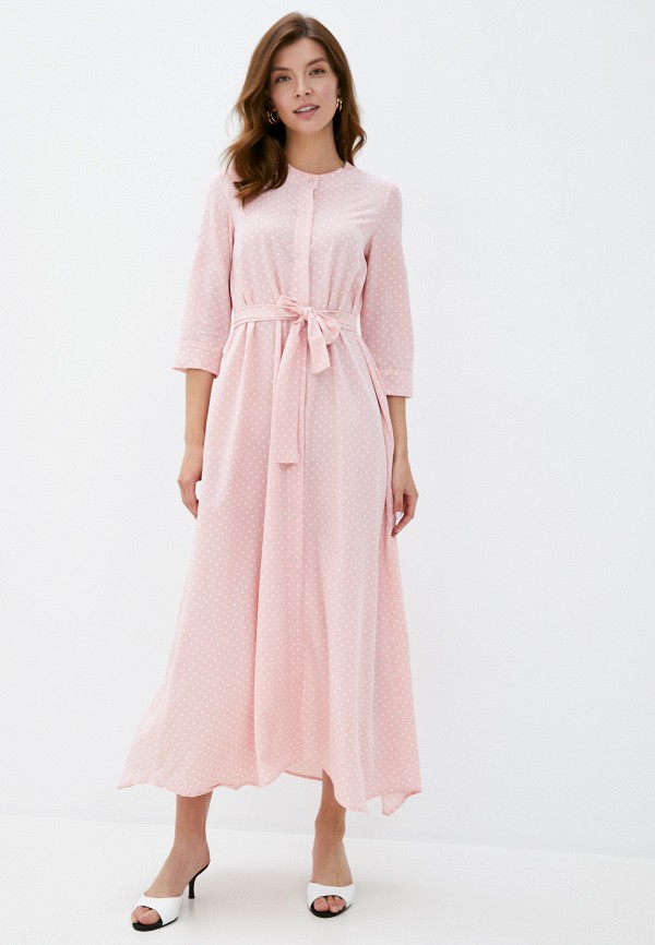 женское платье-рубашки oxo2, розовое