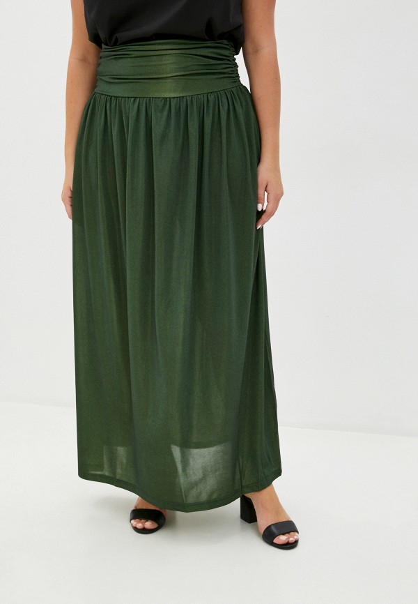 женская юбка-трапеции sparada, зеленая