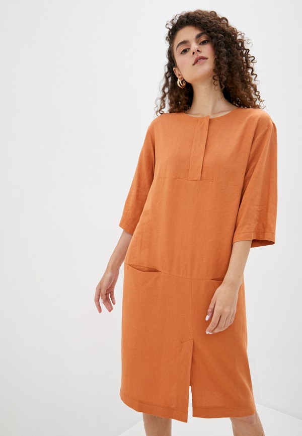 женское повседневные платье arianna afari, оранжевое