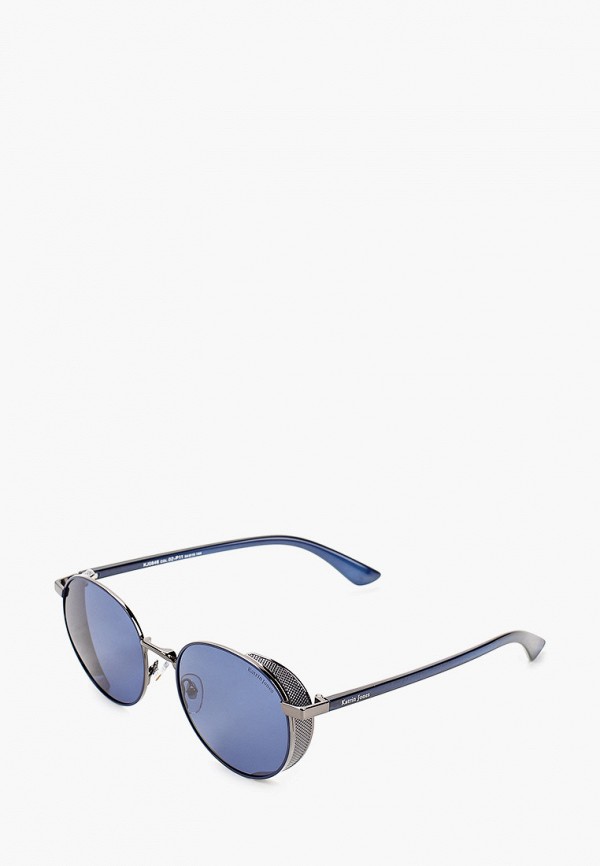 женские круглые солнцезащитные очки katrin jones, синие