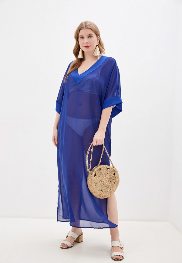 женское пляжные платье donatello viorano, синее
