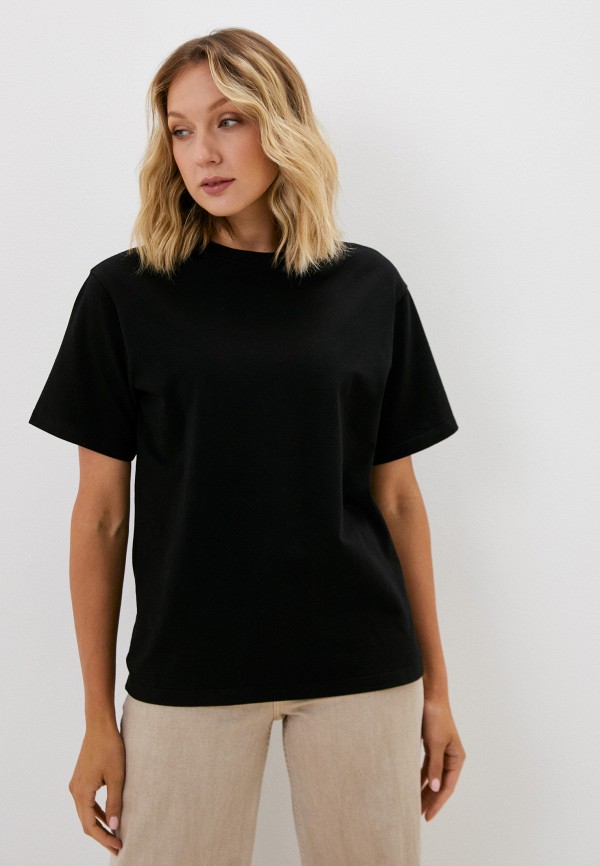 женская футболка igor plaxa, черная