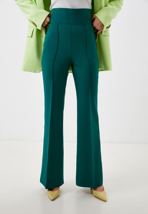 женские повседневные брюки vittoria vicci, зеленые