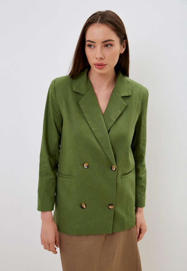 женский пиджак brandstoff, зеленый