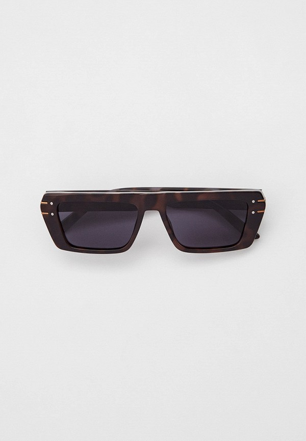 женские квадратные солнцезащитные очки katrin jones, коричневые