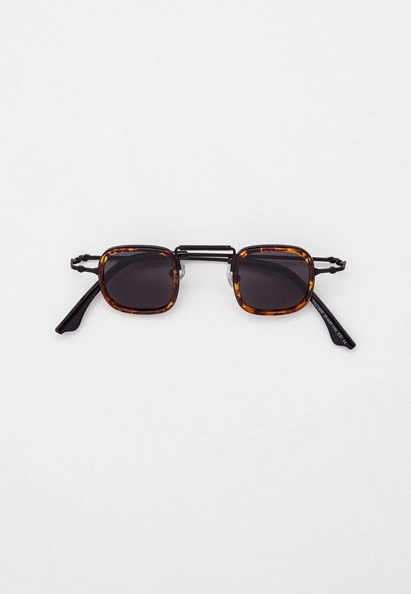 женские квадратные солнцезащитные очки kaizi, коричневые