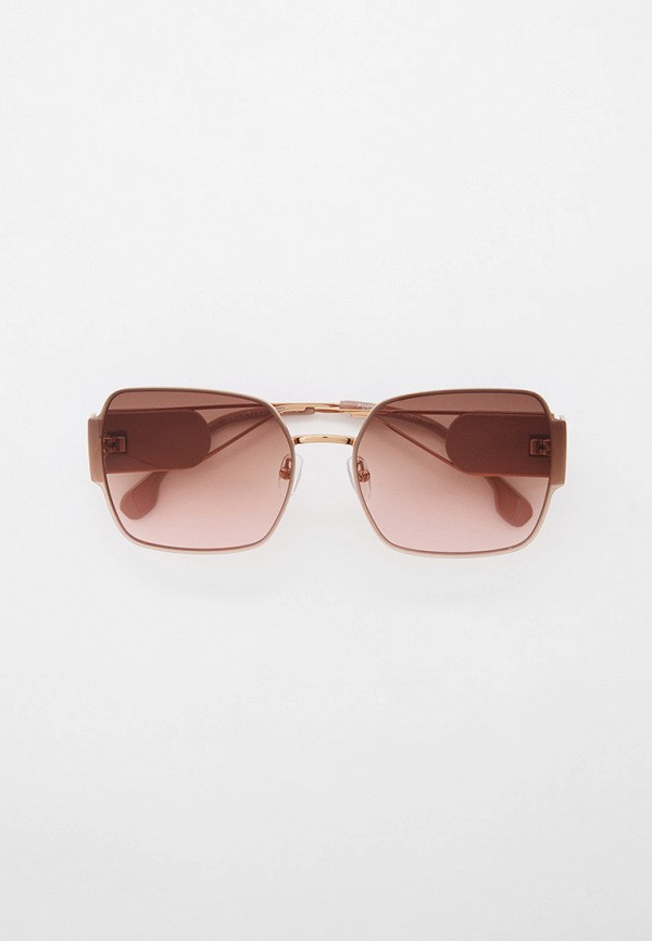 женские квадратные солнцезащитные очки furlux, золотые