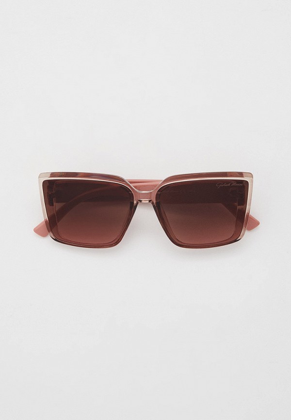 женские квадратные солнцезащитные очки gabriela marioni, розовые