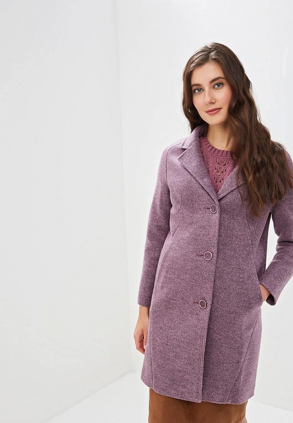 женское пальто ovelli, розовое