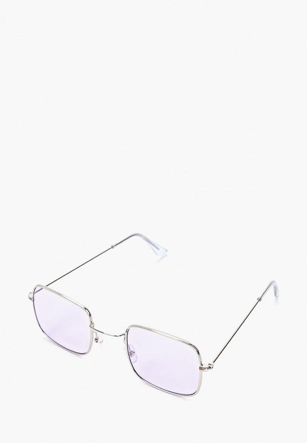 женские квадратные солнцезащитные очки wow miami, фиолетовые