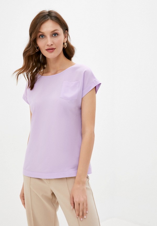 женская блузка с коротким рукавом ruxara, фиолетовая