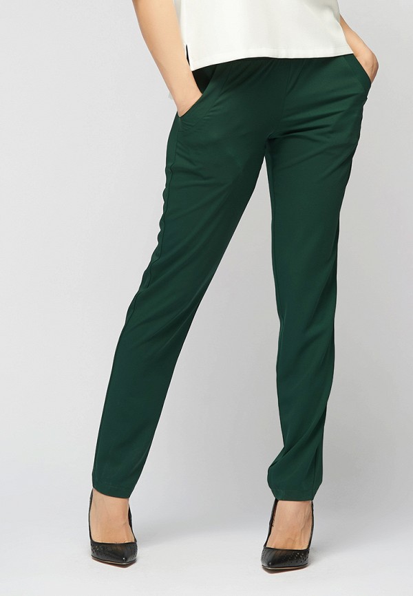 женские повседневные брюки bellart, зеленые