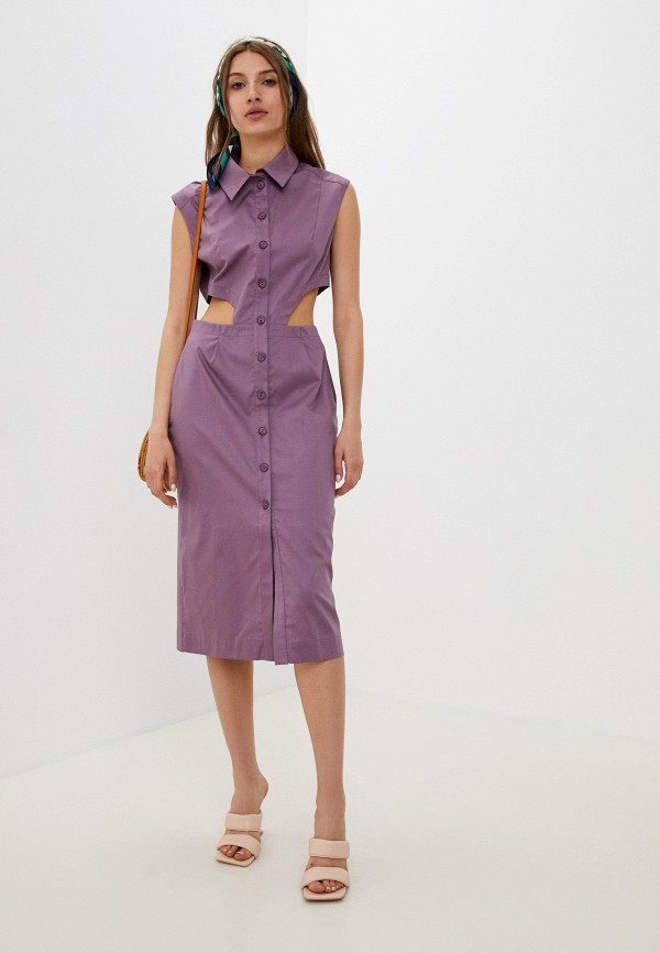 женское платье-рубашки tatika, фиолетовое