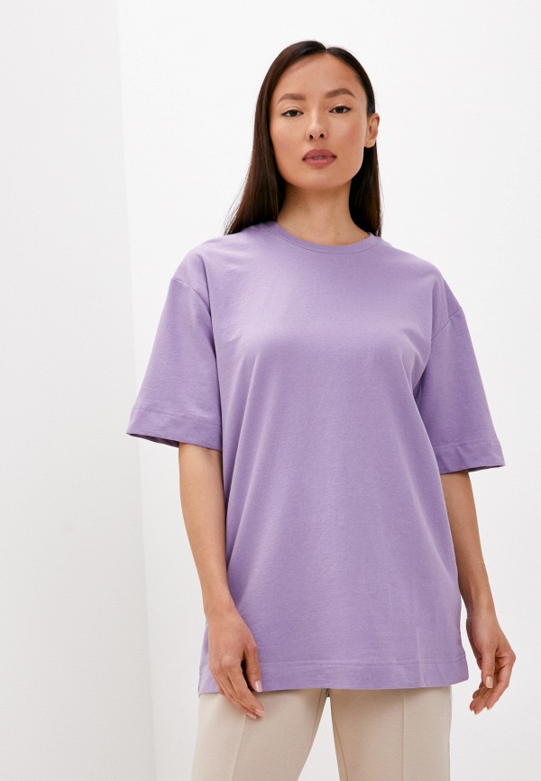 женская футболка zarina, фиолетовая