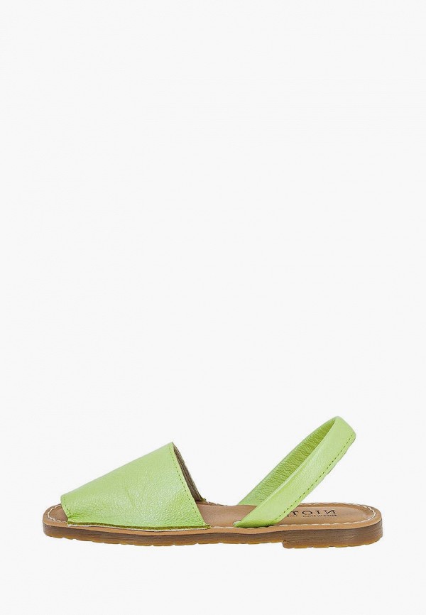 женские сандалии niota line, зеленые