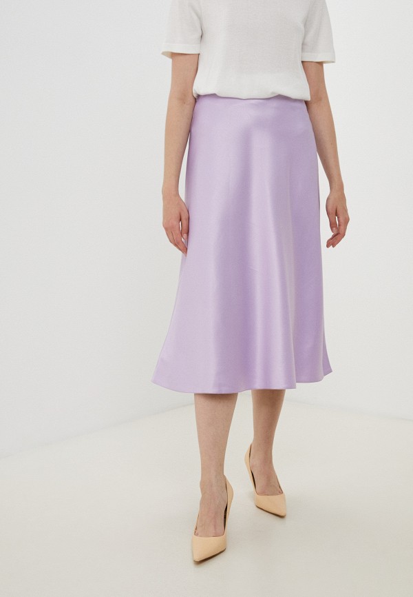 женская юбка-трапеции julswan, фиолетовая