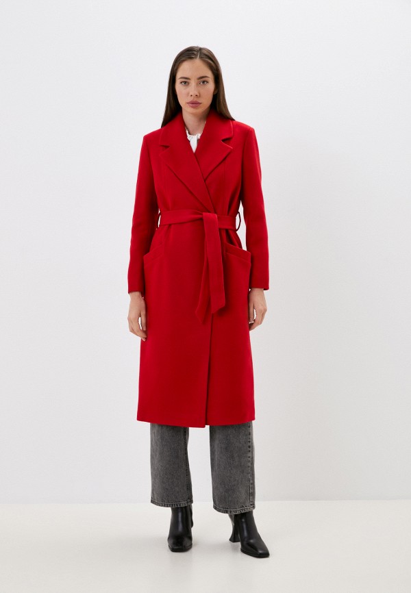 женское пальто vivaldi, красное