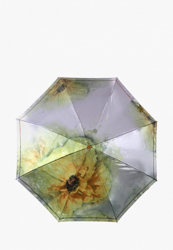 женский складные зонт fabretti, разноцветный
