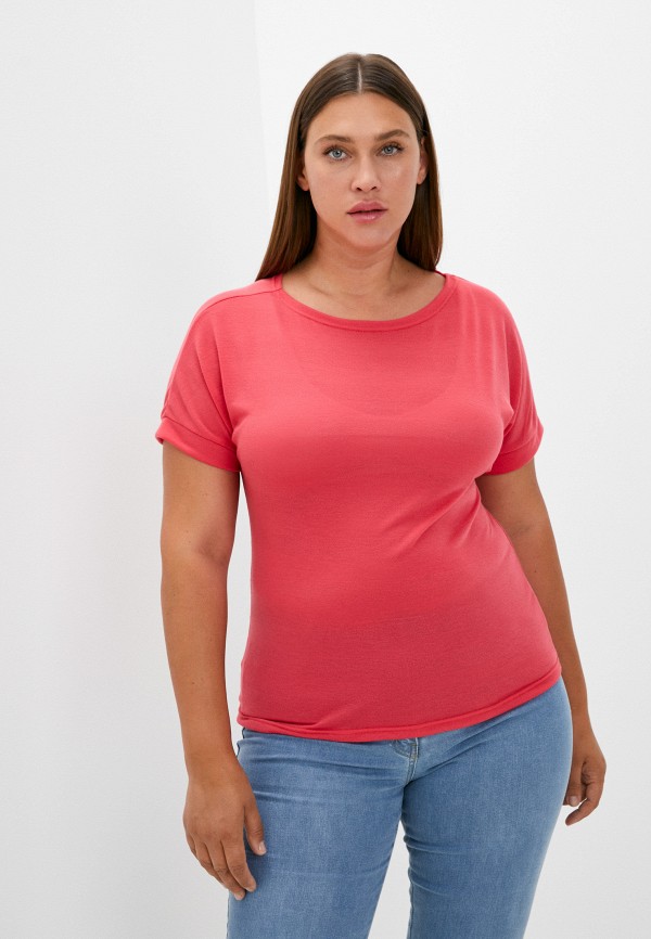 женская футболка just beauty, розовая