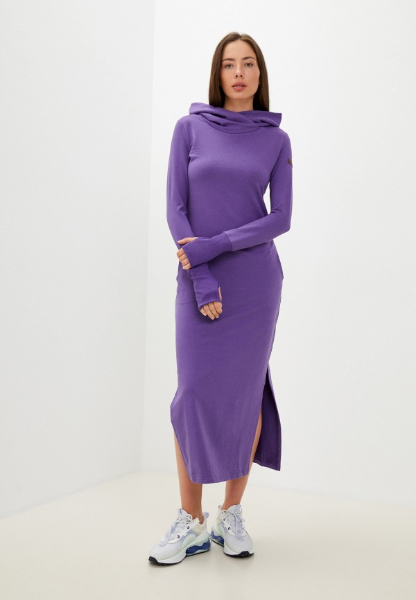 женское платье-толстовки feedge, фиолетовое