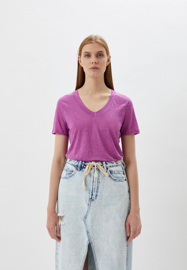 женская футболка falconeri, фиолетовая
