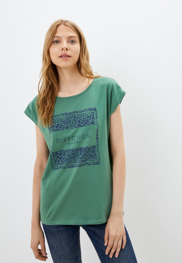 женская футболка lika dress, зеленая