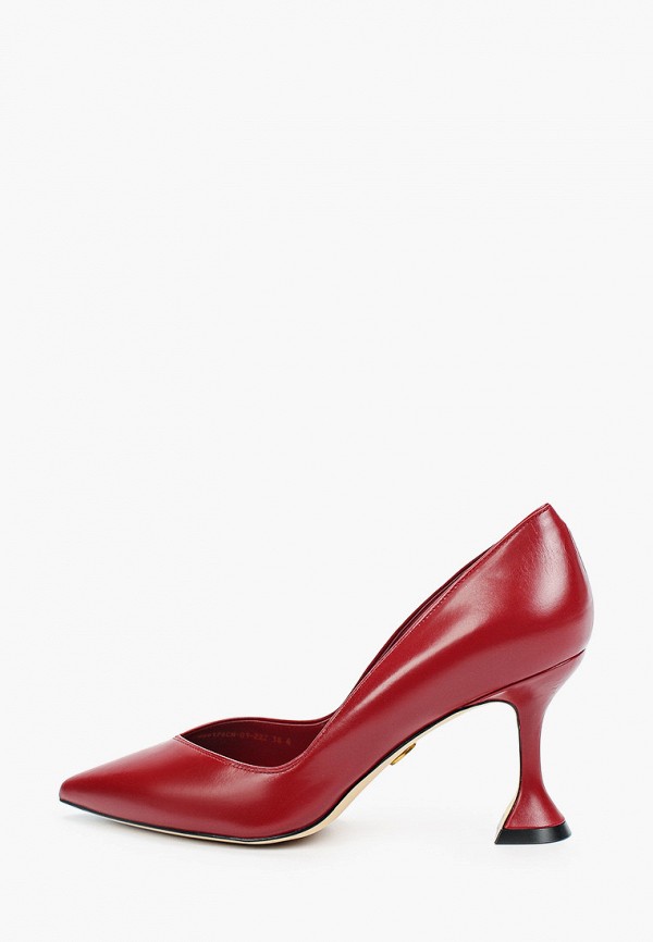 женские туфли-лодочки ekonika premium, красные