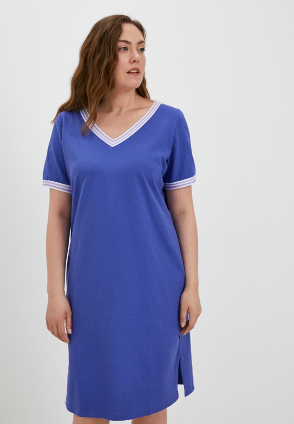 женское платье-футболки zavi, фиолетовое