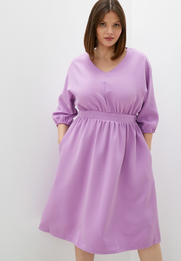женское повседневные платье vivienne mare, фиолетовое