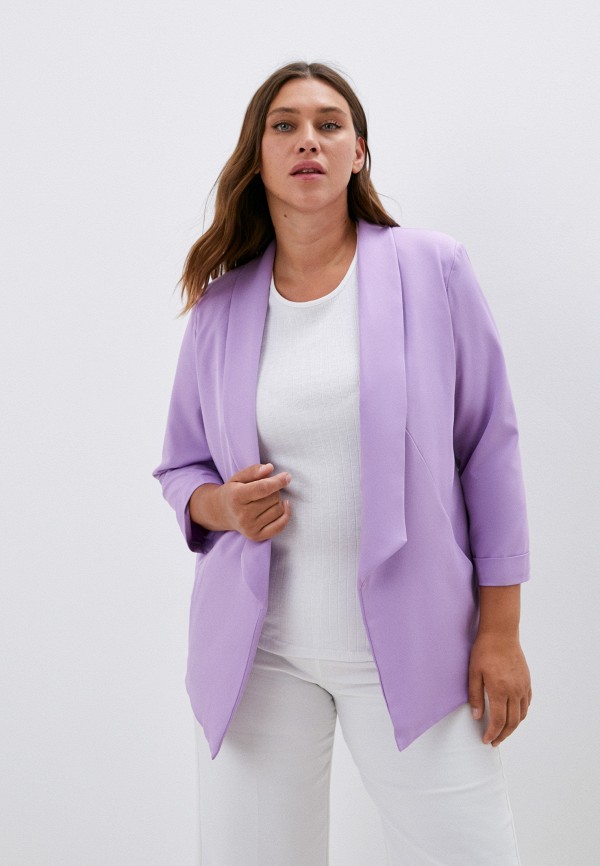 женский пиджак brandstoff, фиолетовый