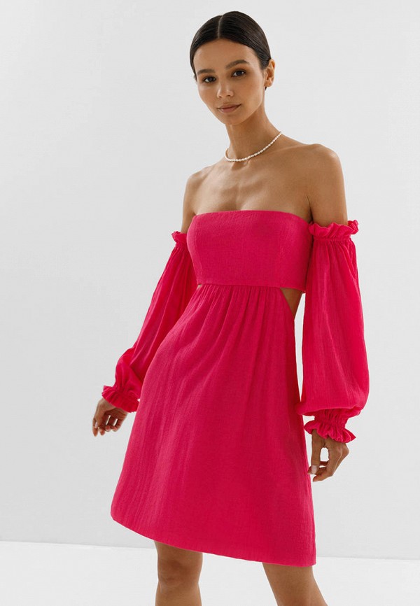 женское платье lichi, розовое