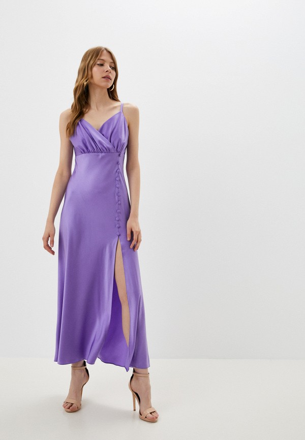женское платье-комбинация silver fish, фиолетовое