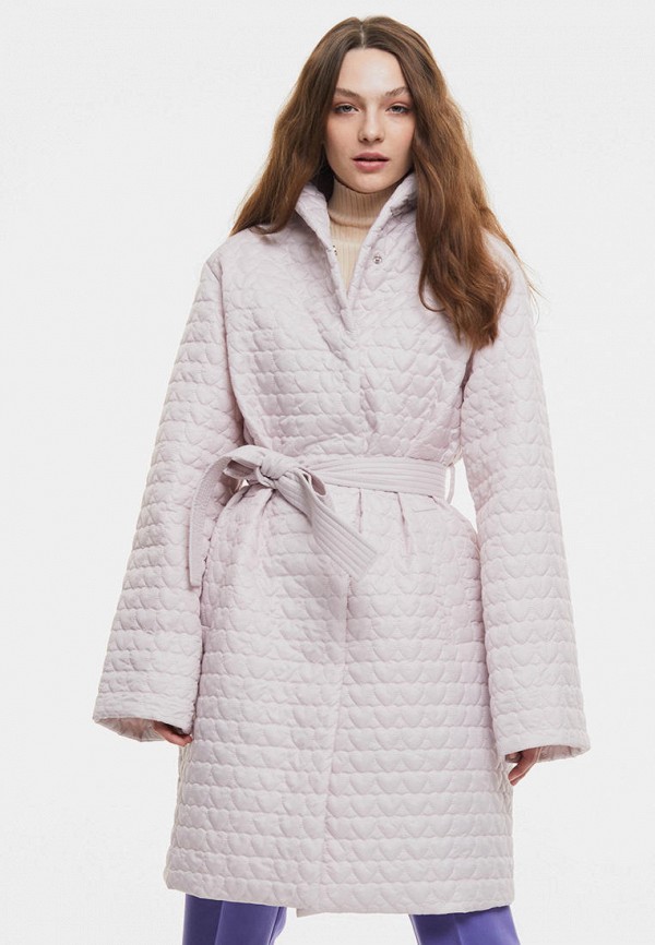 женская утепленные куртка vamponi, розовая