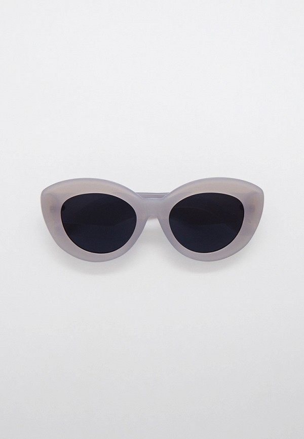женские солнцезащитные очки кошачьи глаза pabur, серые