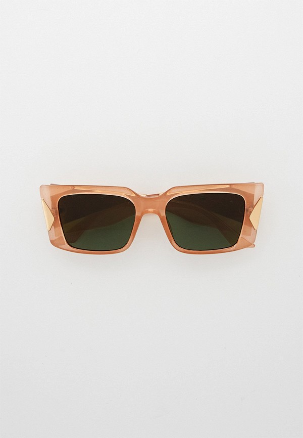 женские квадратные солнцезащитные очки pabur, бежевые