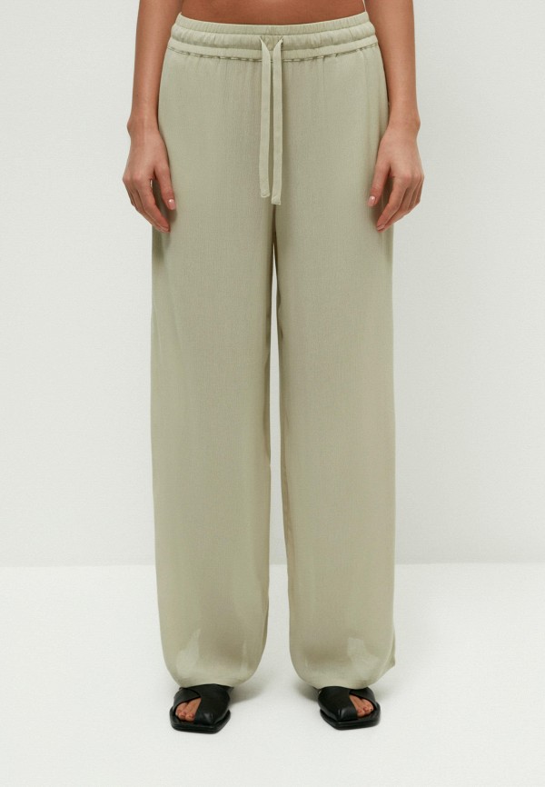 женские повседневные брюки zarina, зеленые