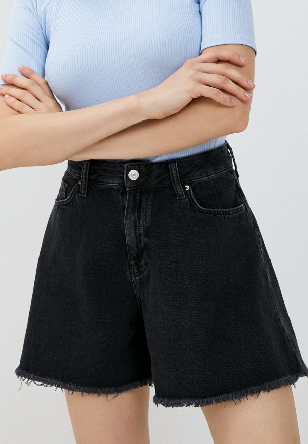 женские джинсовые шорты colin’s, серые