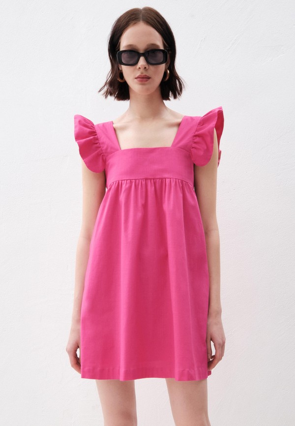 женское повседневные платье top top, розовое