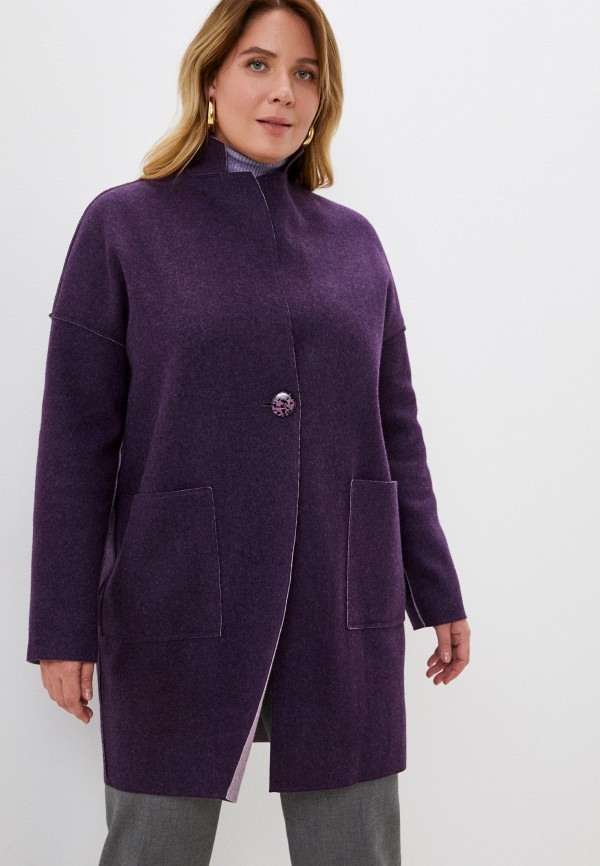 женское пальто olsi, фиолетовое