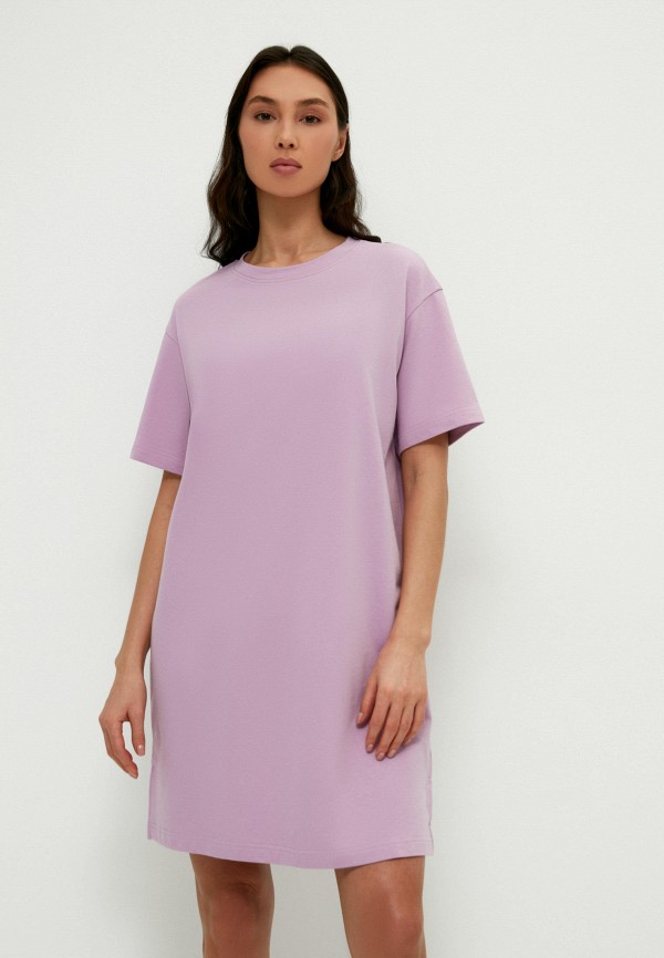 женское платье-толстовки zarina, фиолетовое
