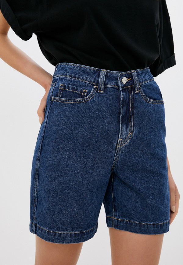 женские джинсовые шорты zarina, синие