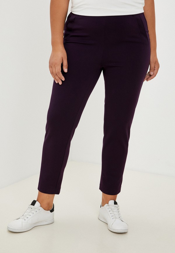 женские зауженные брюки olsi, фиолетовые